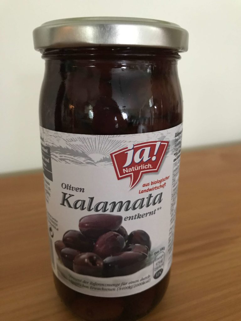 ja! Natürlich Oliven Kalamata entkernt