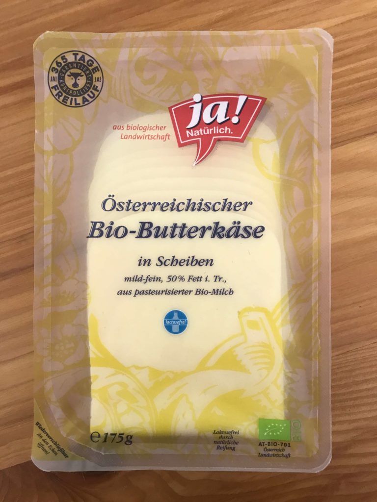 ja!Natürlich Österreichischer Bio-Butterkäse